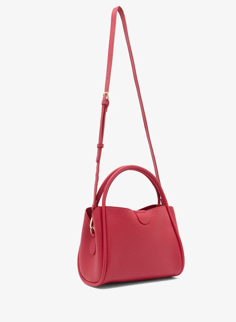 ELLA Classic Top Handle Satchel With Strap